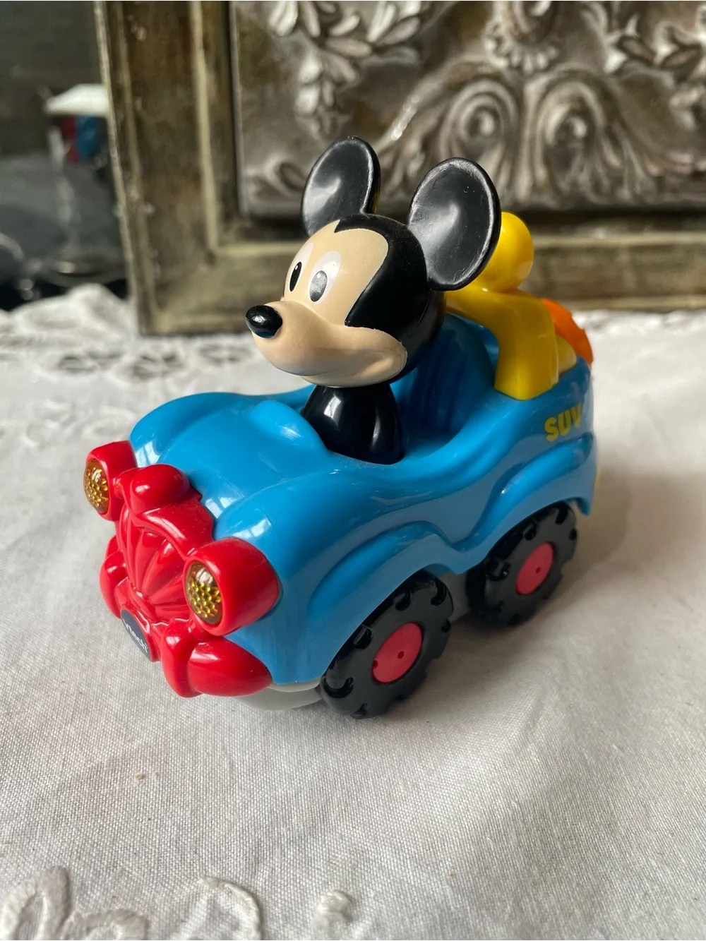 V Tech Mickey Mouse musical talking light up car